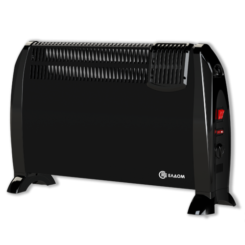 Конвектор ELDOM CFV2000BL, свободностоящ, с вентилатор, 2000W 